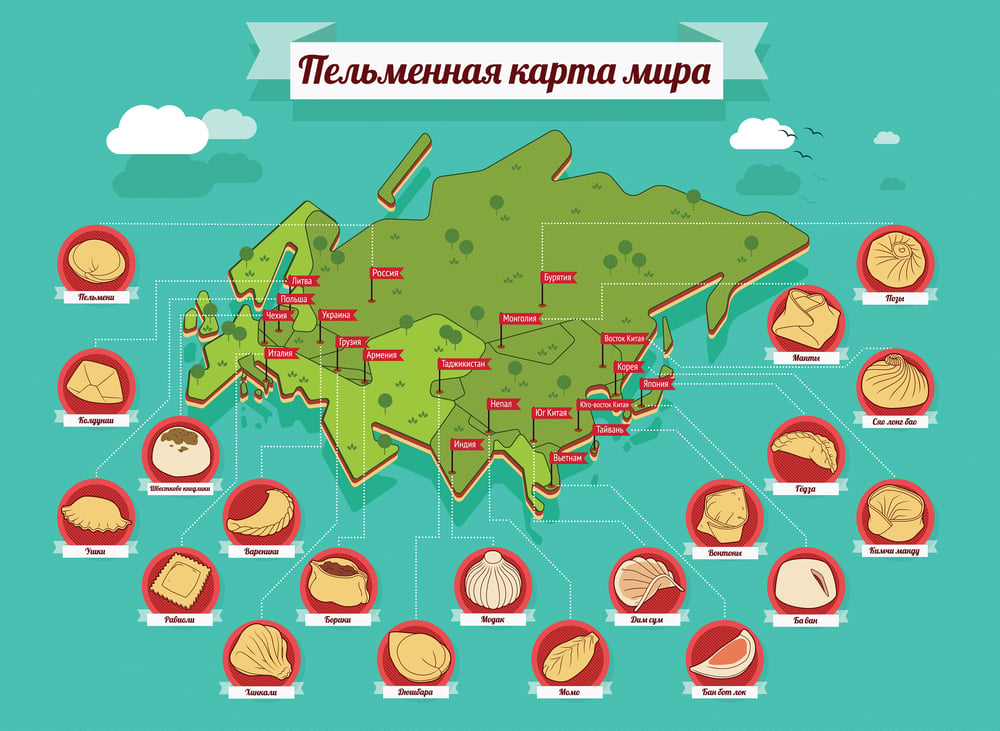 Cafe Banner, Dumpling map