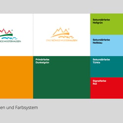 Logovarianten und Farbsystem