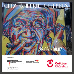 Cottbus  Die begehbare Innenstadt-Galerie mit Gemälden von Carolyn Mielke