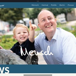 Website Matthias Hauer, MdB, 2021