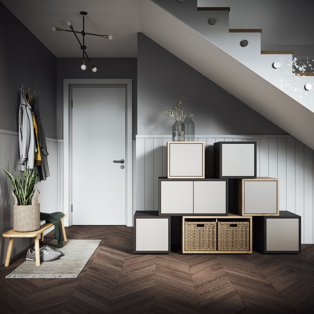 Produktvisualisierung modulare Regale Ecoleo