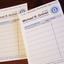 Dr. med. Grüner – Orthopädie / Unfallchirurgie
