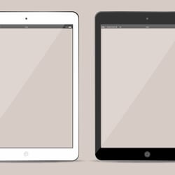 iPad als Vektor mit Maske