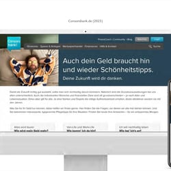 E-Mailings und Webtexte für unterschiedliche Angebote der Consorsbank