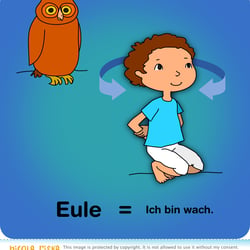 Yoga für Kinder – Die Eule