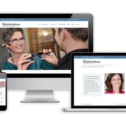 Website für die Brillenexpertin