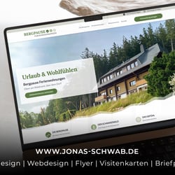 Webdesign für Bergpause Ferienwohnungen