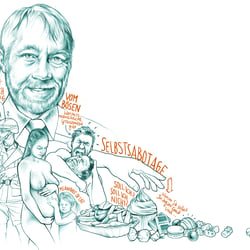 Editorial Illustration für die „Psychologie heute“ zu Roy Baumeister