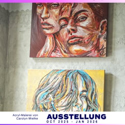 Ausstellung in Cottbus, carographic, Pop Art Kunst der Malerei von Carolyn Mielke