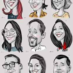 Online-Karikaturen