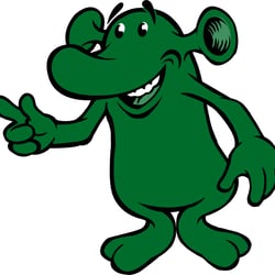 Maskottchen für einen Handyladen