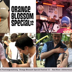 Erscheinungsbild | Festivalgestaltung · Orange Blossom Special Festival 12  ·  Red River | Glitterhouse Records · 2008