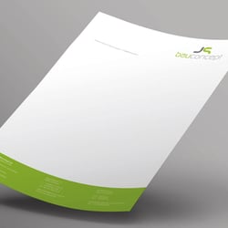 Briefpapier JS Bauconcept