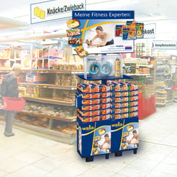 Fitness im Store H+S Glas