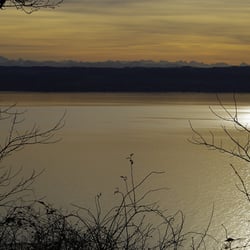 Licheffekt über dem See
