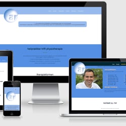 Bootstrap-Website Heilpraktiker Reina