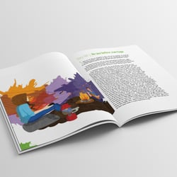 Bund der deutschen katholischen Jugend Illustrationen für eine Infobroschüre