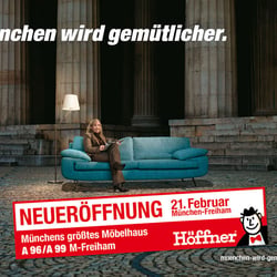 Eröffnungskampagne für Höffner in München