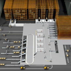 Animation Warehouse Intralogistic