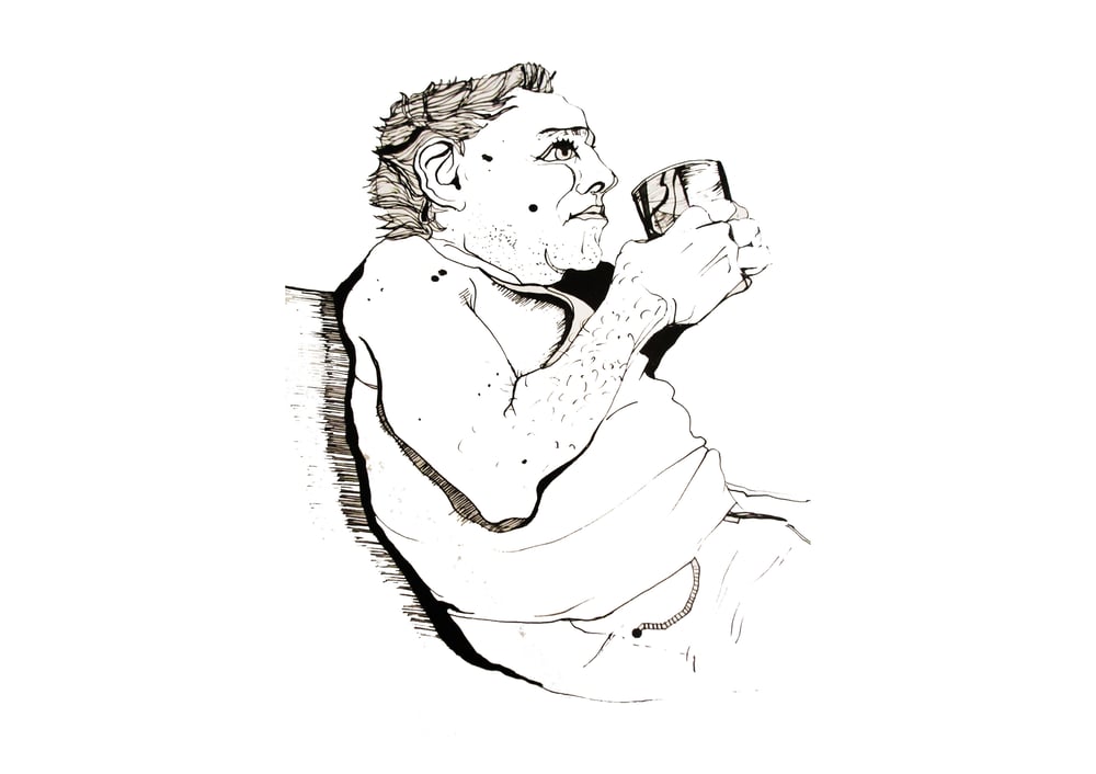 Tusche Portrait