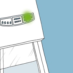 Envair Sicherheitshinweise 05−02 Sicher – Grüne Kontrolleuchte Web