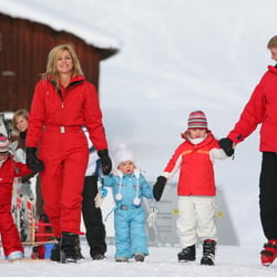Holländische Königsfamilie in Lech am Arlberg