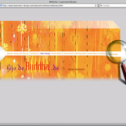 Website „Hijo de Buddha Design“