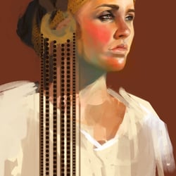 Color portrait, 2015 (Photoshop)