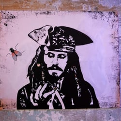 art on canvas „jack & the fly“