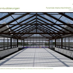 3D – Eventarchitektur – Pyramide Mainz Skylounge 1