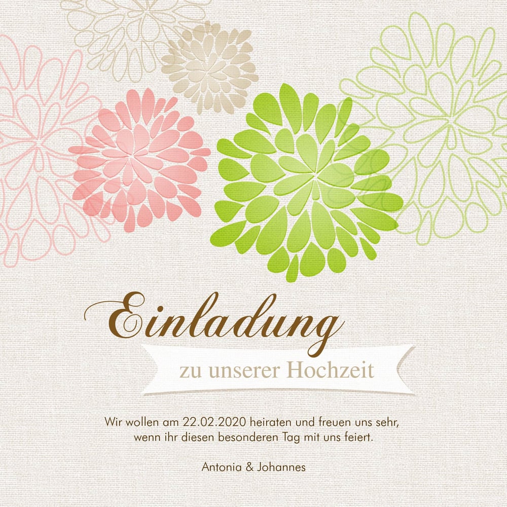 Hochzeitskarte