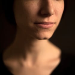 Portrait of writer and actor Nanor Petrosyan