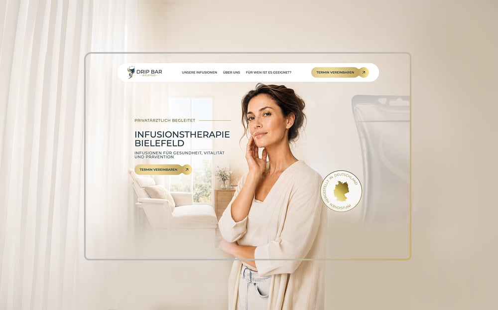 Screen der Startseite