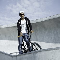 BMX freestyle rider in Munich