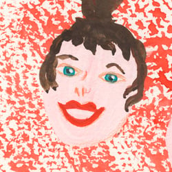 „Zwilling“ Sternzeichen, Sternzeichen (Aquarell, Tempera, Buntstift)