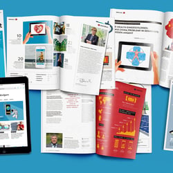Dataport. Design-Relaunch des vierteljährlich erscheinenden Kundenmagazins datareport.