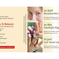 Beauty & Balance Aktionsflyer