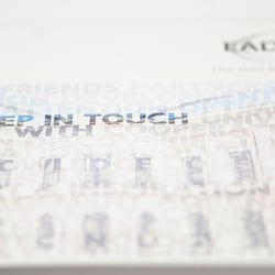 EADS | Keep in Touch |  Folder im Rahmen des Event-Designs auf der ILA in Berlin