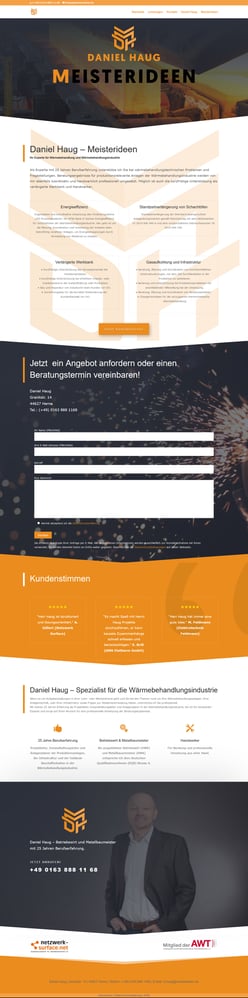 Startseite – Onepager