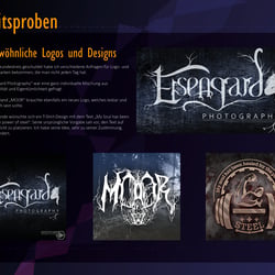 Ungewöhnliche Logos: Metal und Fotografie