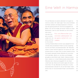 Dalai Lama Mitgefühl Layout