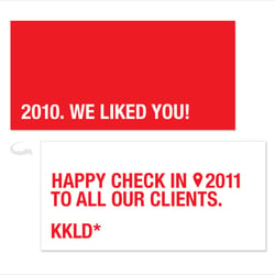 New Years Card for Social Media Agency (KKLD*)