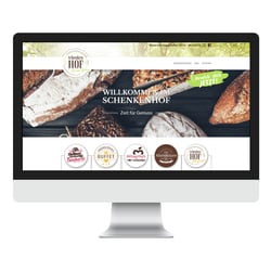 Bäckerei-Website