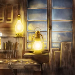Illustration der Nussknacker in der Werkstatt Weihnachtsbuch