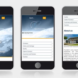 spacetech gmbh | responsive webseite