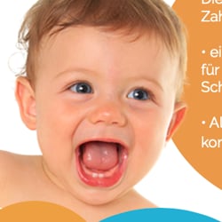 Plakat für Kinderprodukte von elmex