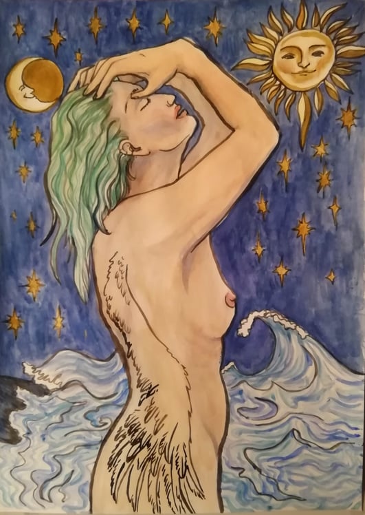 Night and sea