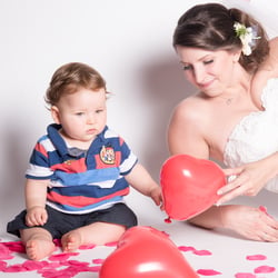 Die Braut und das Baby