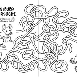 Vorlese-Malbuchreihe Artensiv kids – Malbuch Wald Spielmoment