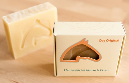 Verpackung für Pfersdeseife